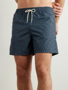 Massimo Alba - Kite Straight-Leg Mid-Length Polka-Dot Swim Shorts - Blue
