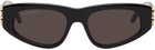 Balenciaga Black Dynasty D-Frame Sunglasses