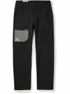 OSTRYA - Alpine Straight-Leg Colour-Block Shell Trousers - Black
