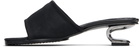 Nicole Saldaña Black Sarah Heeled Sandals