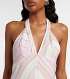 Pucci Iride satin jersey romper