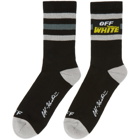 Off-White Black and Yellow Label Sport Socks