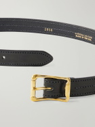 Yuketen - 2.5cm Leather Belt - Black