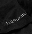 Peak Performance - Logo-Print Merino Wool-Blend Balaclava - Black