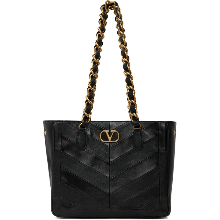Photo: Valentino Garavani Black Laseine Shopping Tote