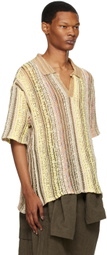 VITELLI Beige Open Placket Polo