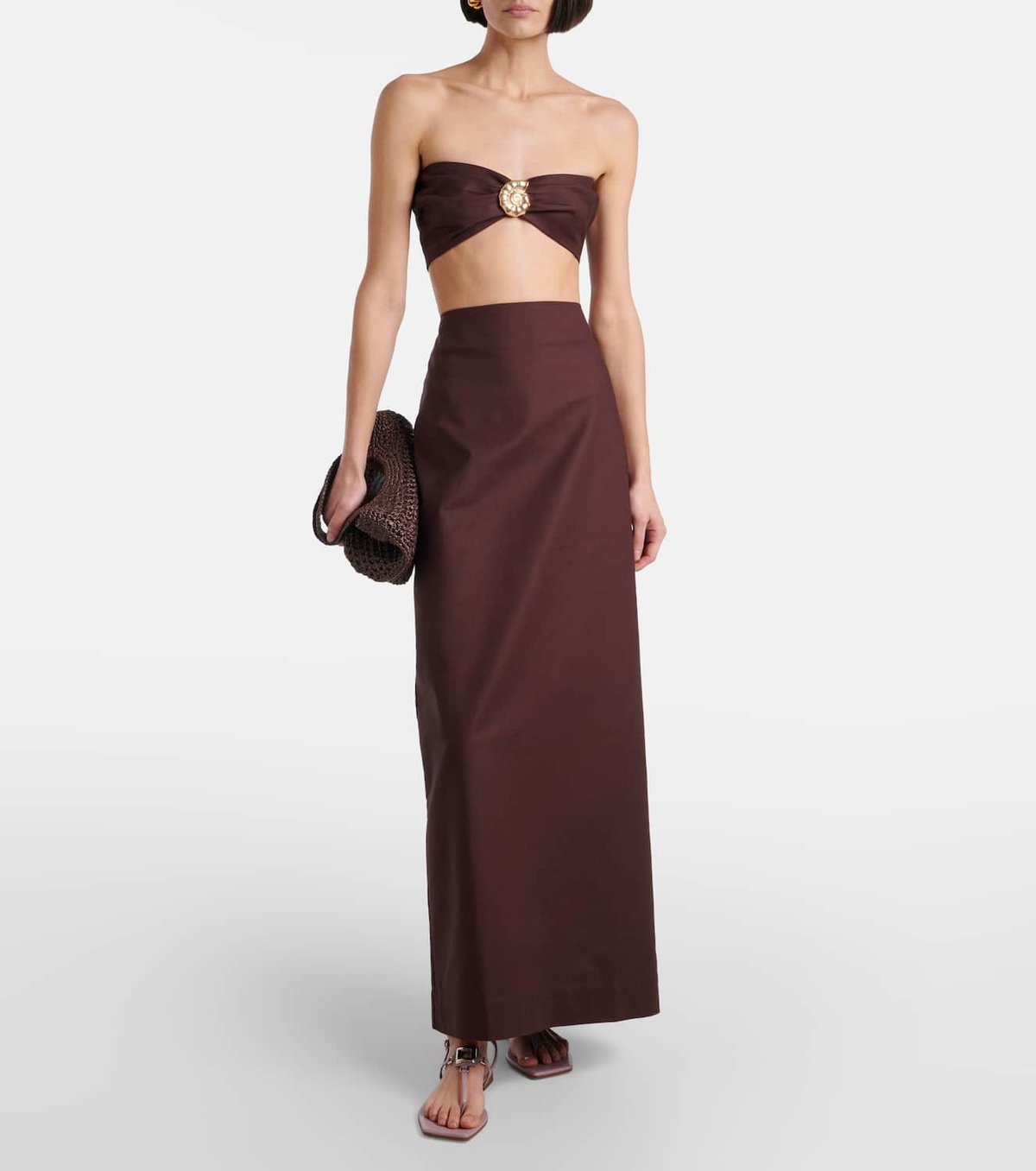 Roger Vivier Viv' By The Sea leather thong sandals