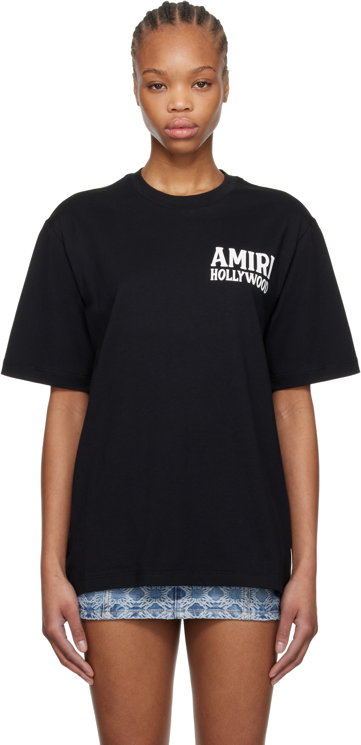 AMIRI Black 'Amiri' Jazz Wolf T-shirt Amiri