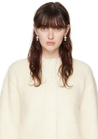 Sophie Bille Brahe White Dora Perle Earrings