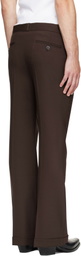 Ernest W. Baker Brown Cuffed 70's Trousers