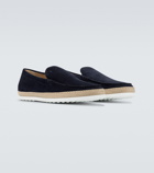Tod's - Slip-on suede loafers