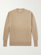 Kaptain Sunshine - Brushed-Cashmere Sweater - Neutrals