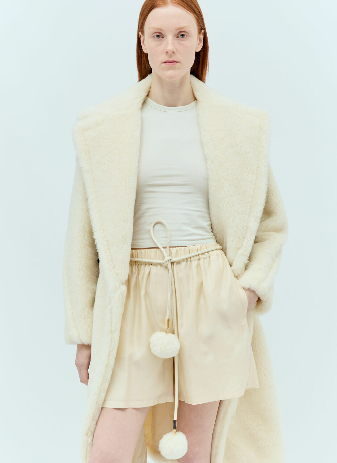 Max Mara Pom-Pom Tubular Belt