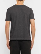 Massimo Alba - Panarea Slim-Fit Garment-Dyed Cotton-Jersey T-Shirt - Black