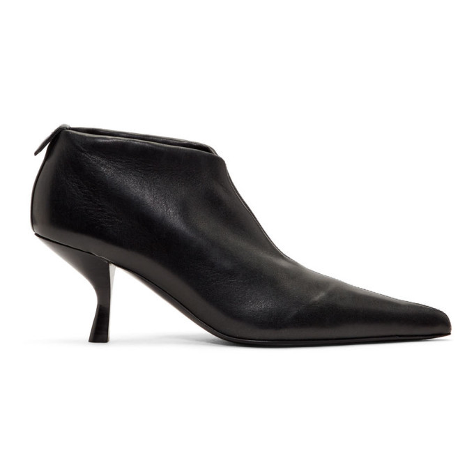 The Row Black Bourgeoise Ankle Boots The Row