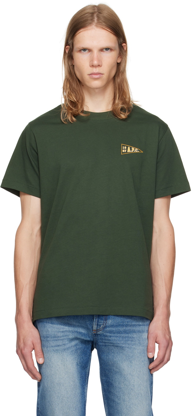 【関税・送料込み】A.P.C. print Label T-shirt Print Label T-shirt | A.P.C.