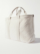 Berluti - Scritto Canvas-Trimmed Logo-Embossed Terry Tote Bag
