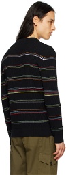 PS by Paul Smith Black Striped Crewneck