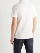 A.P.C. - Ruben Slim-Fit Striped Cotton-Piqué Polo Shirt - Neutrals