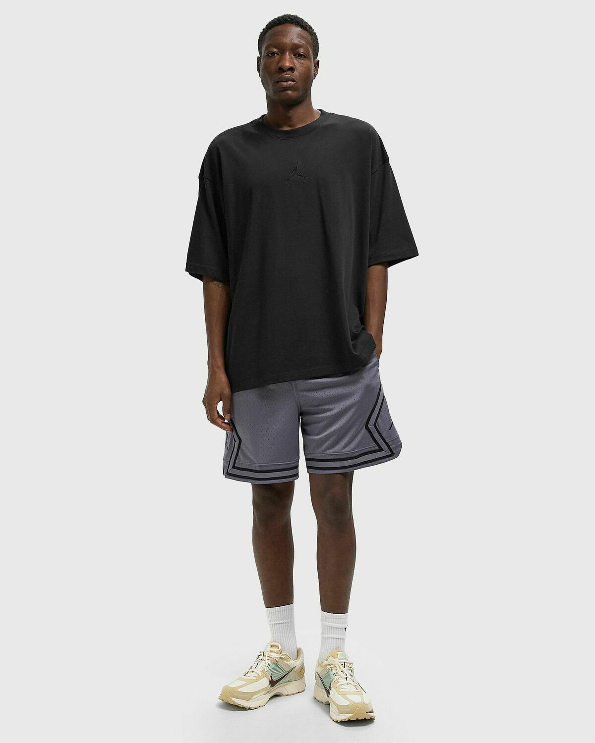 Jordan Dri-Fit SPORT DIAMOND SHORT Grey Mens Sport & Team Short