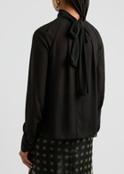 16 Arlington Lyca Georgette Blouse Black
