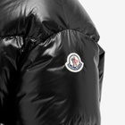 Moncler Women's Huppe Logo Neck Padded Jacket in Black