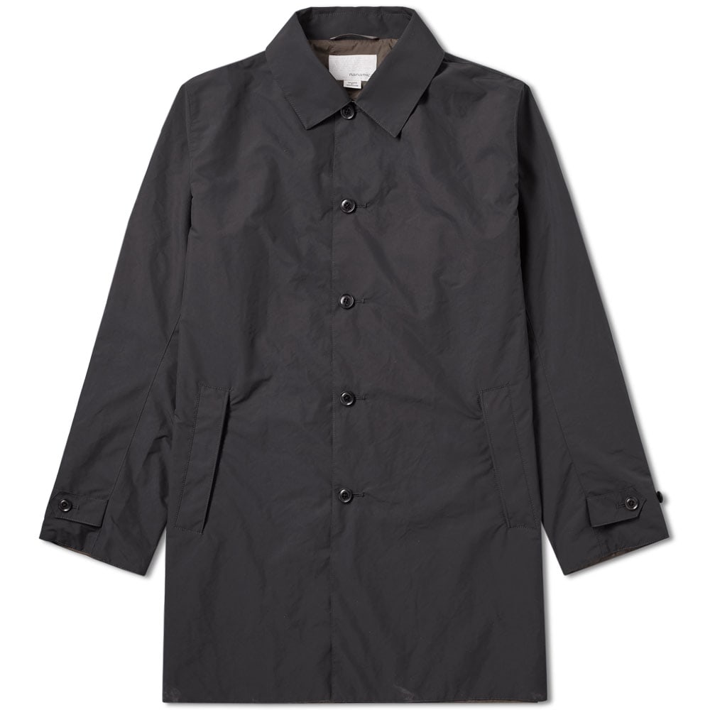 Nanamica Micro Polyester Taffeta Soutien Collar Coat Nanamica