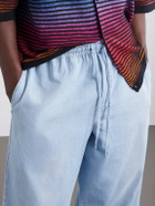 LOEWE - Paula's Ibiza Wide-Leg Drawstring Jeans - Blue