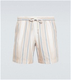 Commas Striped swim shorts