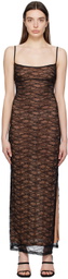 Miaou Black Thais Maxi Dress