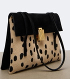 Khaite Soft Blake Small calf-hair and suede shoulder bag