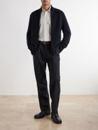 James Perse - Cashmere Zip-Up Cardigan - Blue
