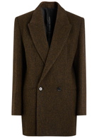Petar Petrov New Spy Herringbone Wool Blazer Brown