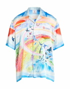 Casablanca Mens Shirt Azure