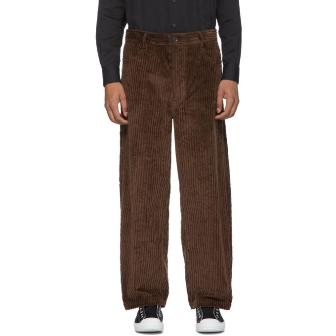 Photo: Goodfight Brown Cord Letter Trousers