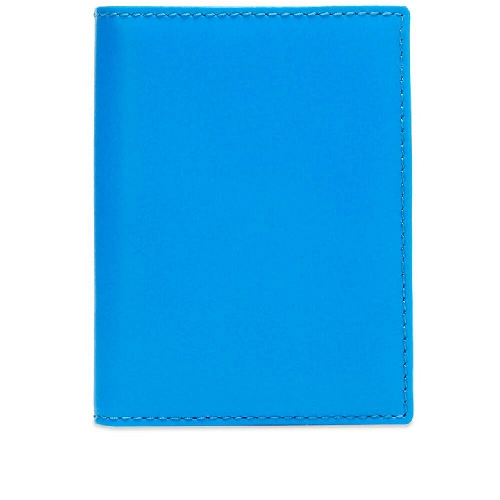 Photo: Comme des Garçons SA0641SF Super Fluo Wallet in Blue