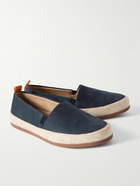 Mulo - Suede Espadrilles - Blue