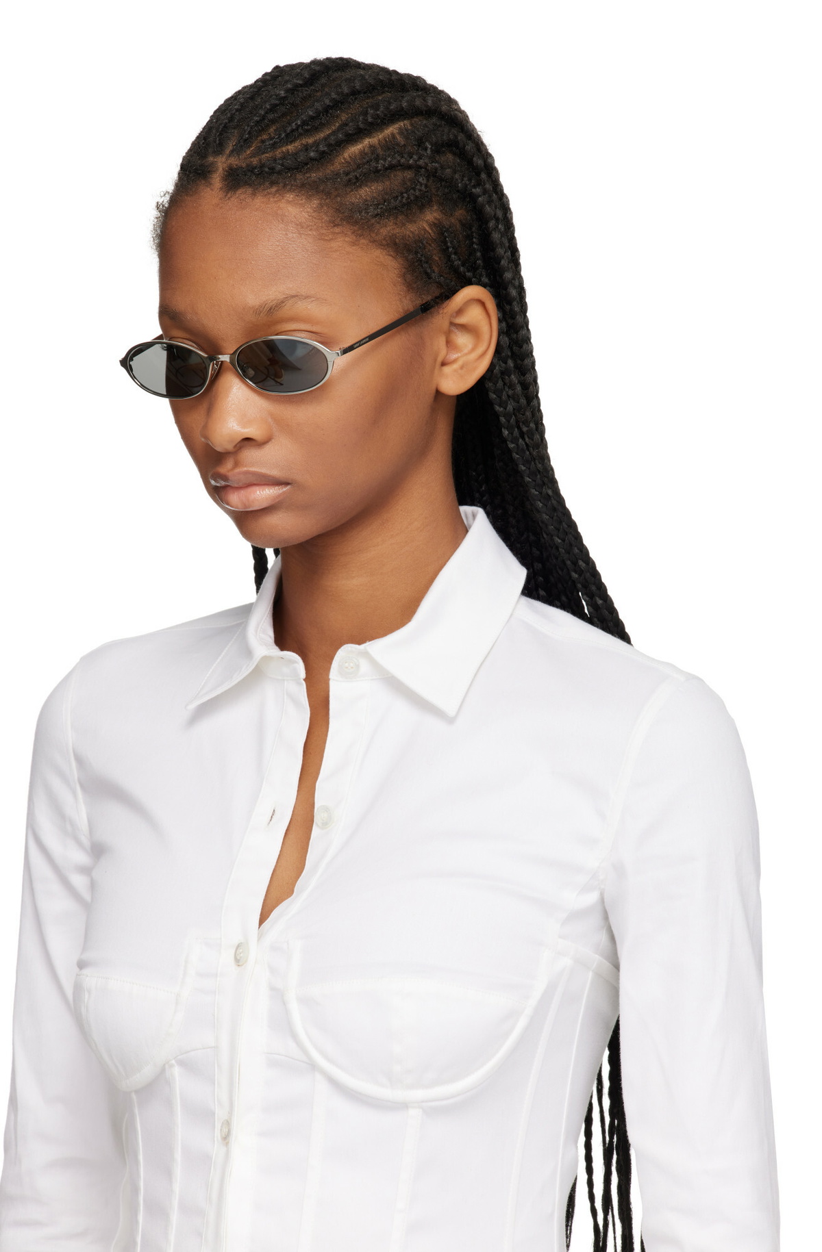 Saint Laurent Silver SL 935 Sunglasses