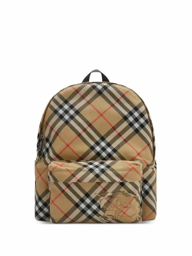 Photo: Burberry Vintage Check-Pattern Backpack