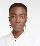 Givenchy Lock asymmetric earrings