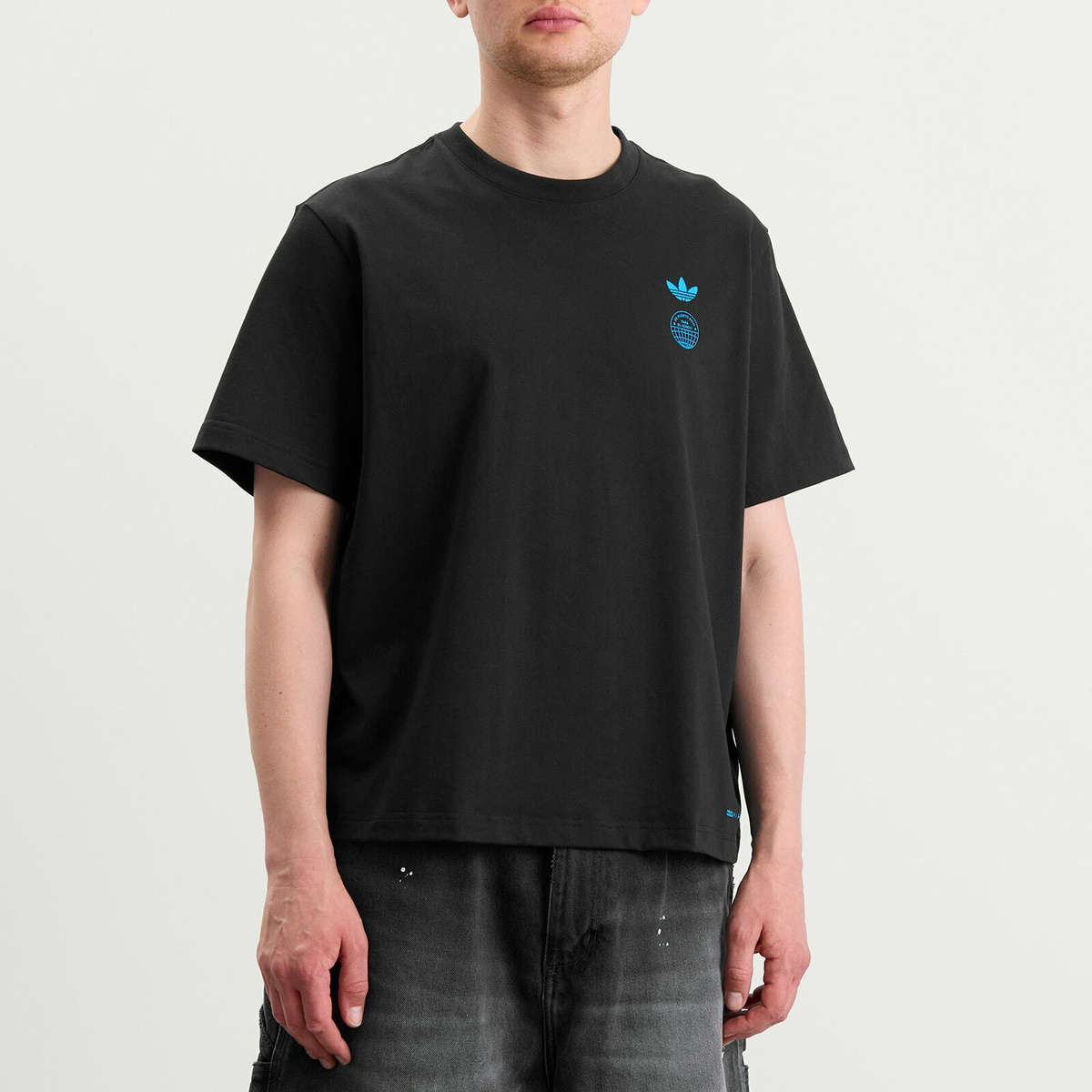 Adidas Men's x Bad Bunny London Tour Merch T-Shirt in Black