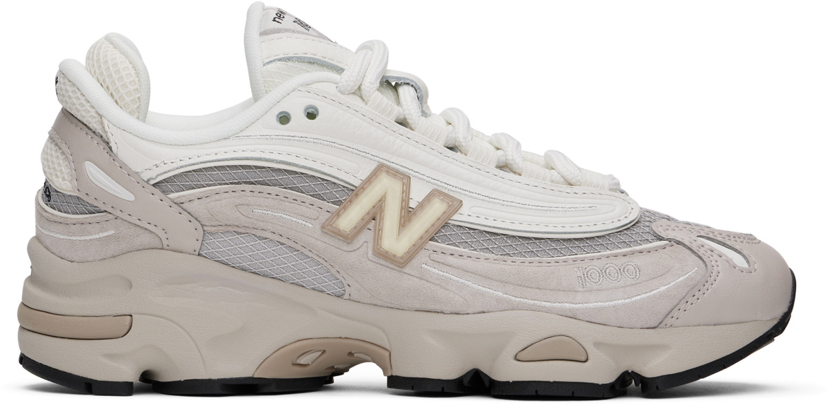 New Balance Taupe and White Sneakers Sneakers New Balance 204L  main image 2