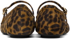 Gianvito Rossi Brown Carla Ballerina Flats