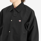 Danton Men's Logo Coach Jacket in Black