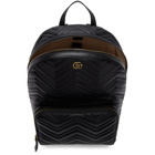 Gucci Black Quilted Leather Backpack