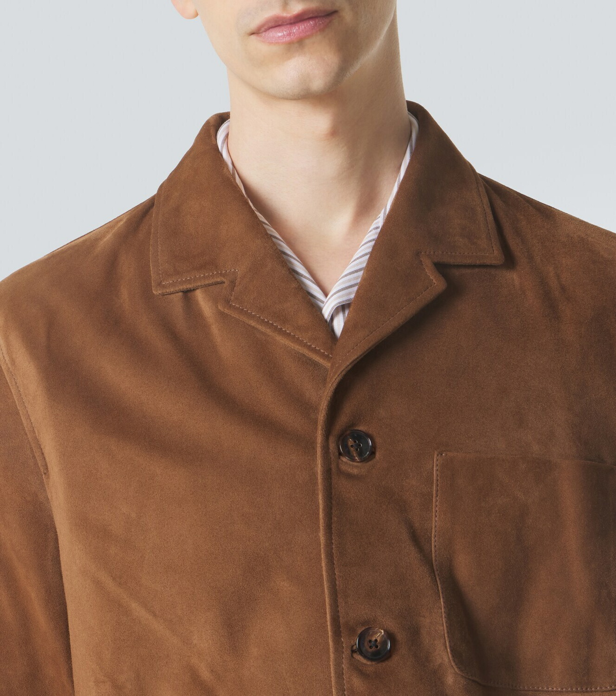 Umit Benan Santiago suede jacket