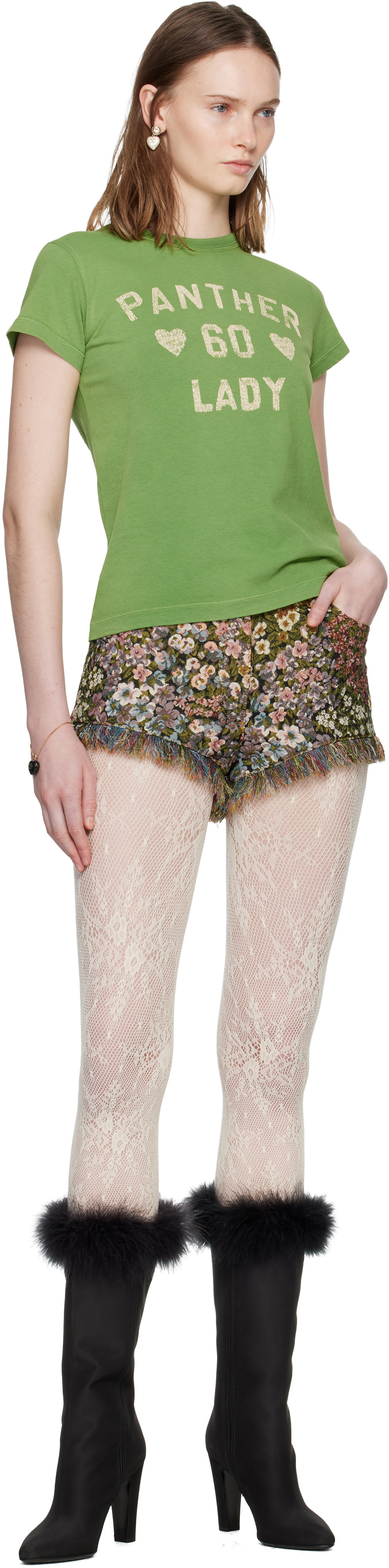 Valentino Multicolor Gobelin Après L'Hiver Fiorellini Shorts