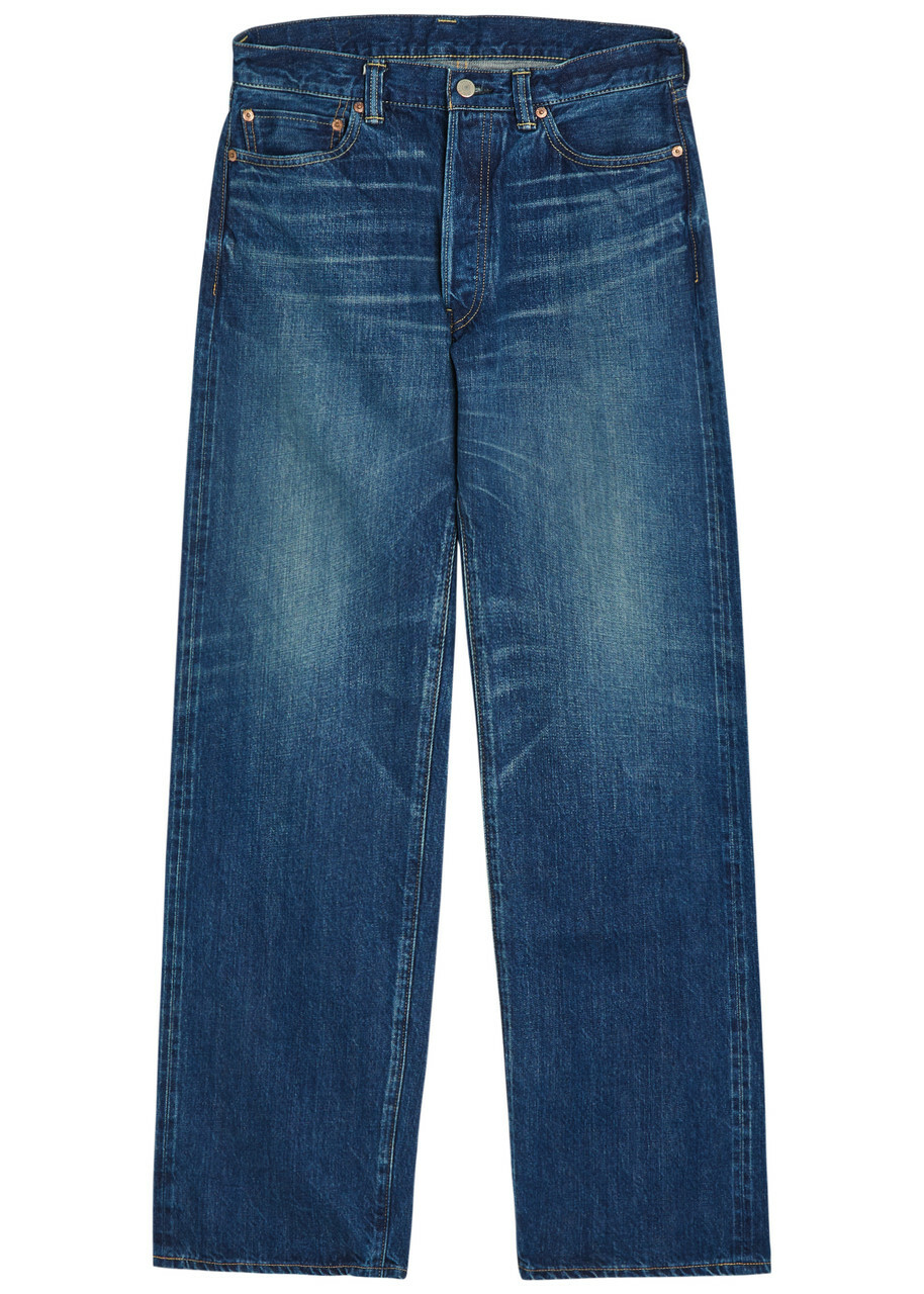 Blue Blue Relaxed Wide-leg Jeans
