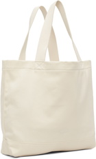 Maison Kitsuné Off-White Double Fox Head Tote