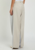 Bettter Contrasting Cotton and Wool-blend Trousers Grey
